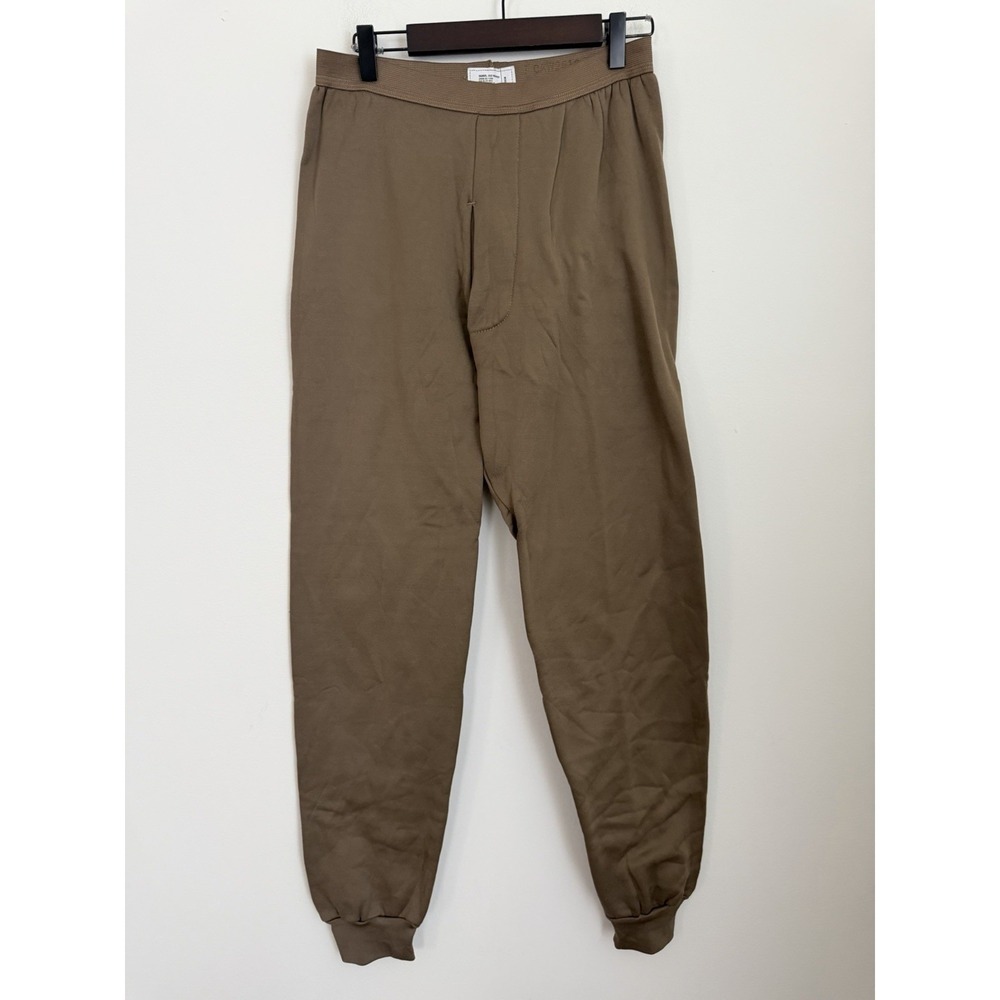 USGI Polypro Cold Weather Drawers Pants ECWCS Thermal Army Brown - Medium